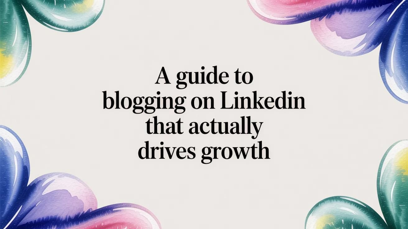 Een Gids voor Bloggen op LinkedIn die Echt Groei Oplevert