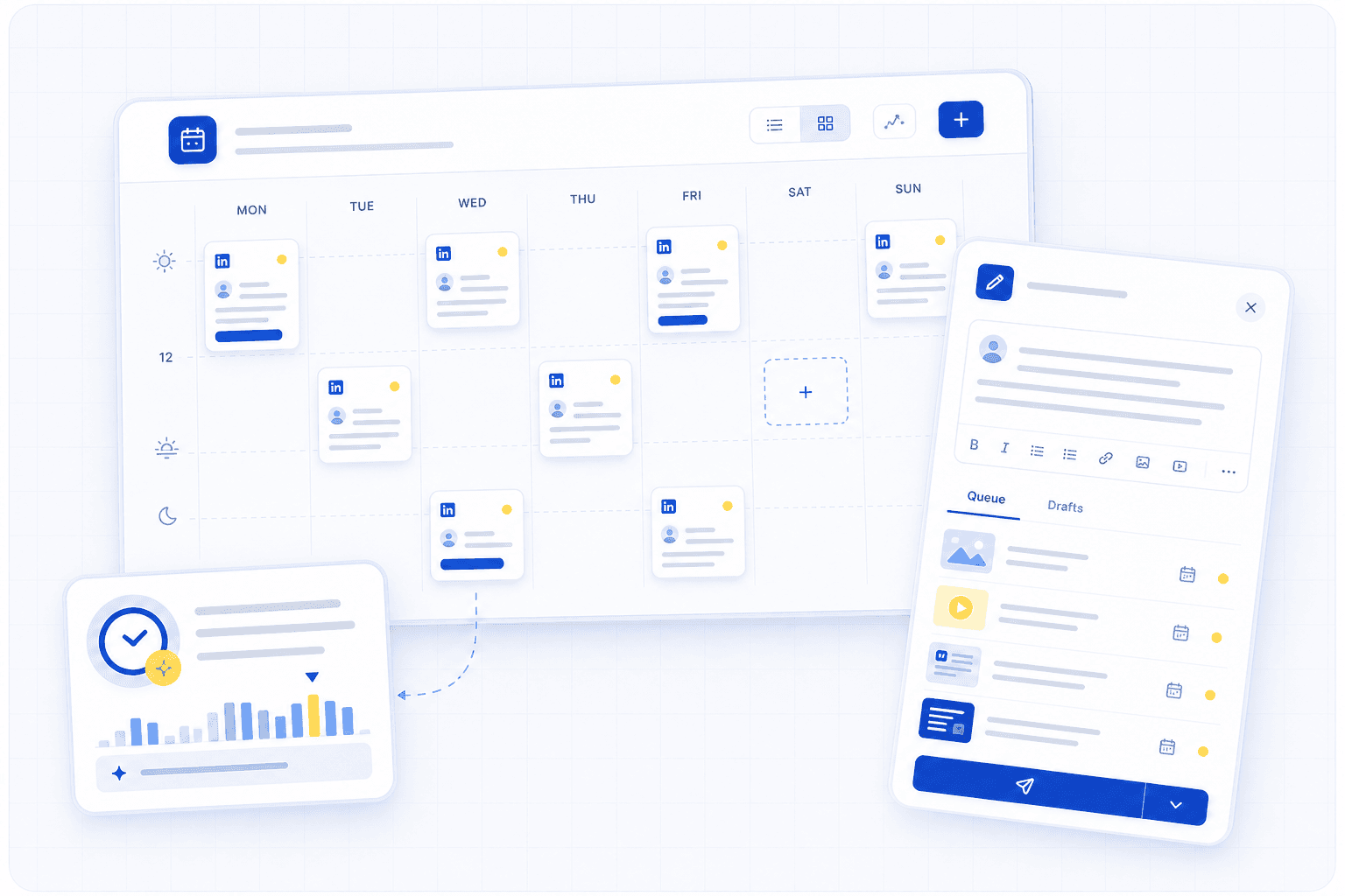 Scheduling product mockup