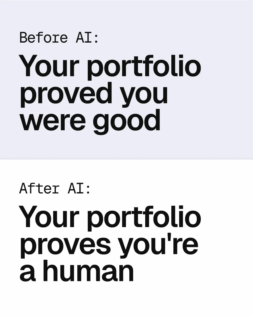Aneta Kmiecik, slide 9 of 12: A later comparison in the designers and AI carousel