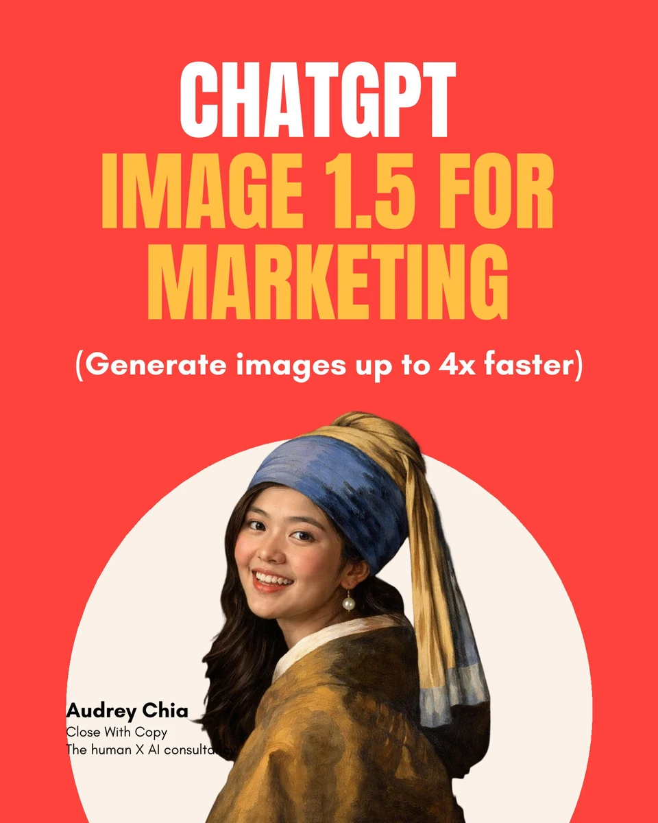 Audrey Chia, slide 1 of 11: ChatGPT image generation walkthrough cover